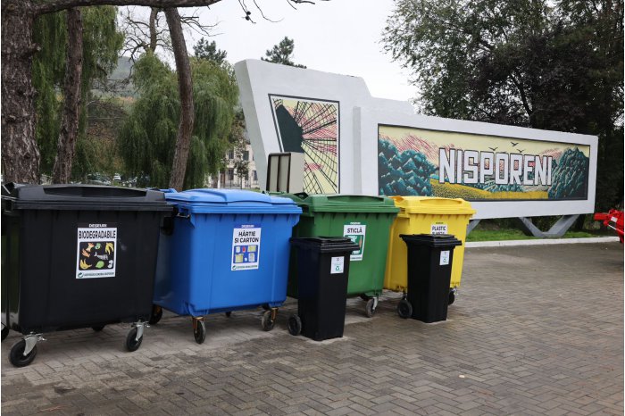 Nisporeni town of Moldova endowed with modern technology, equipment for waste management  