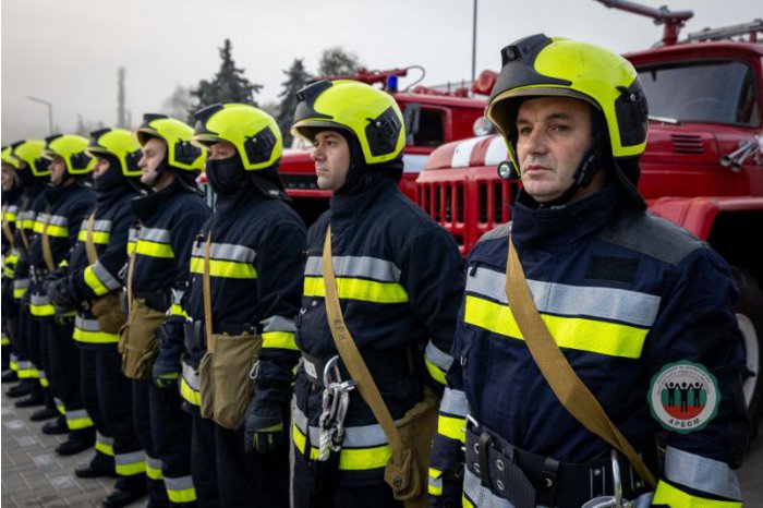 Civil protection exercises held in south Moldova Taraclia district 