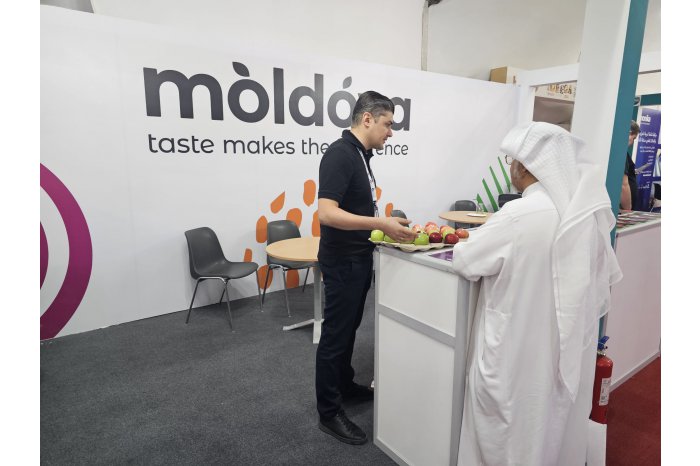 FOTO Producători de fructe din R. Moldova au participat în premieră la expoziţia Saudi Horeca, desfăşurată la Riyadh
