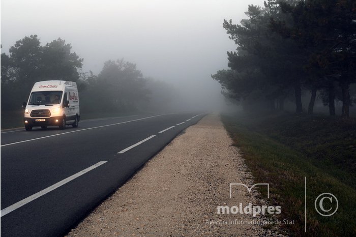 Cod galben de ceață: Şoferii, atenţionaţi să circule cu prudenţă