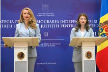 Declarațiile de presă ale Ministrei Justiției din Republica Moldova, Veronica Mihailov-Moraru, și a Ministrei Justiției din Letonia, Inese Lībiņa-Egnere'