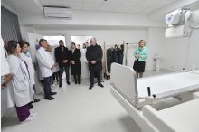 Evenimentul de inaugurare a Secției radioimagistică din cadrul IMSP Spitalului Raional Ialoveni, care a fost renovată capital și dotată cu un aparat performant de radiografie digitală '