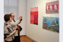 Vernisajul expoziţiei ”Wroclaw now! Cîteva chipuri ale ordinii”.'